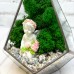 Флорариум Капля С "Ангел" ширина 13*высота 16 см